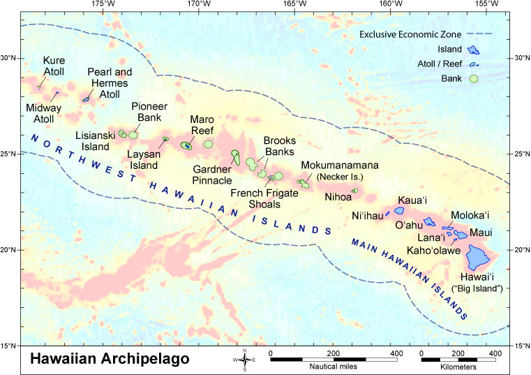 of the Hawaii archipelago.