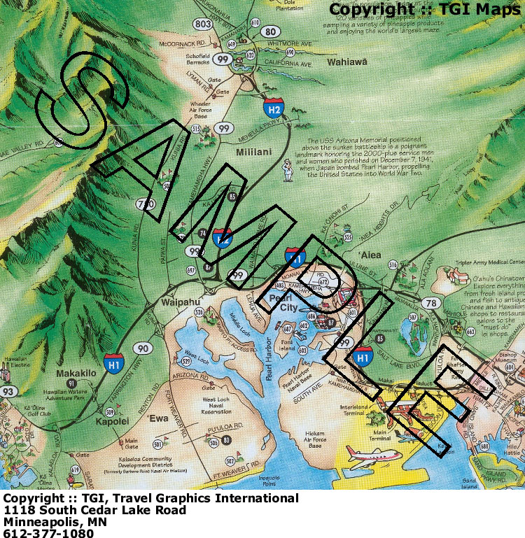 OAHU MAP SAMPLe 2 OAHU MAP SAMPLe 2