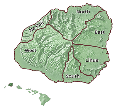 Kauai Regions Guide Image