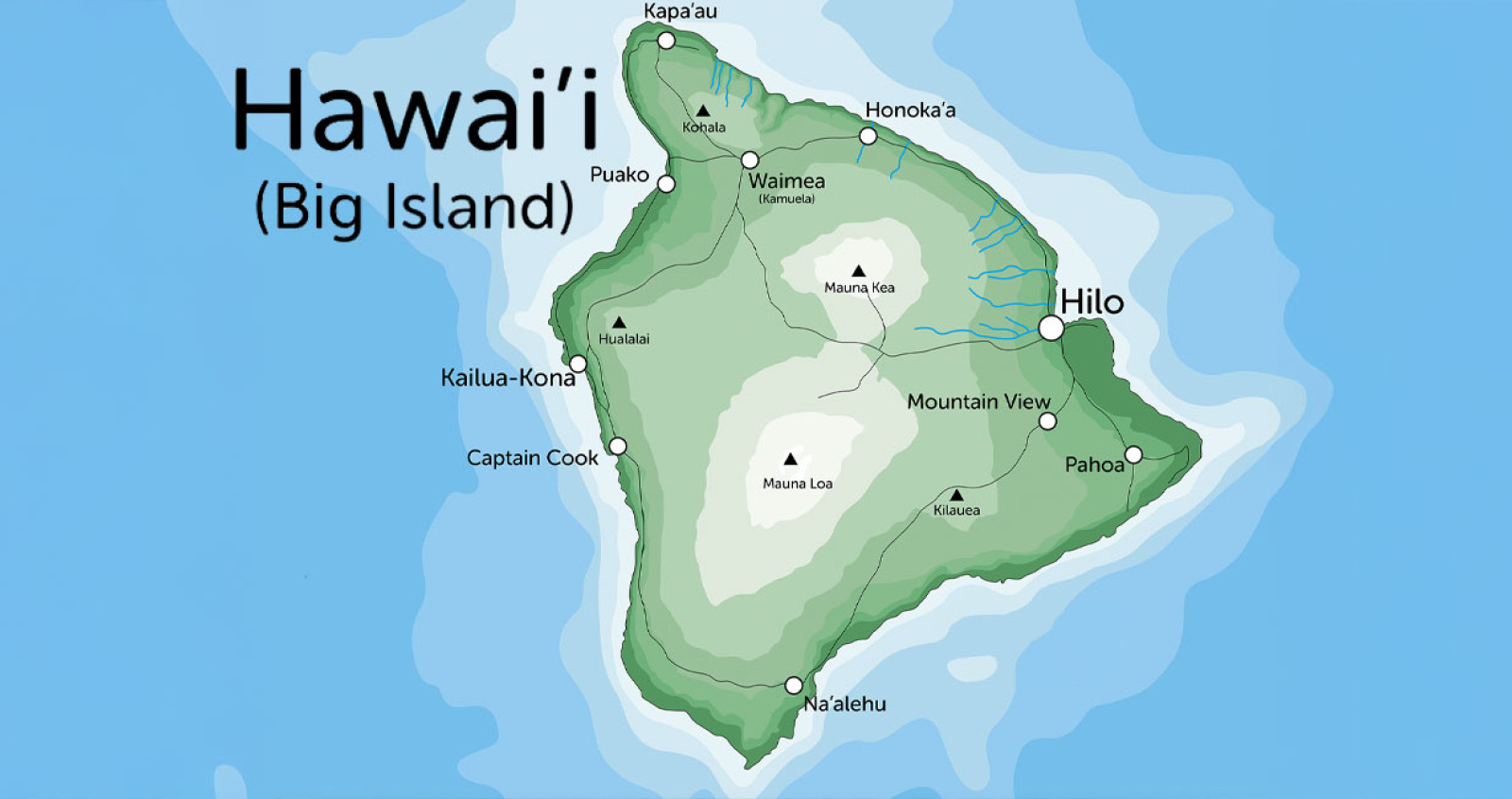 Big Island Hawaii Maps with Printable Road Map big-island-hawaii-maps-with-printable-road-map