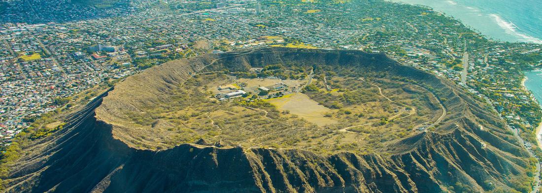 Diamond Head Crater on Oahu
