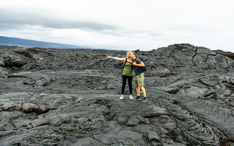 Hike to Lava on Big Island