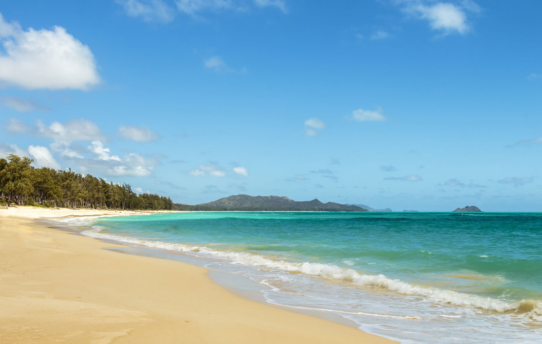 Waimanalo Beach on Oahu