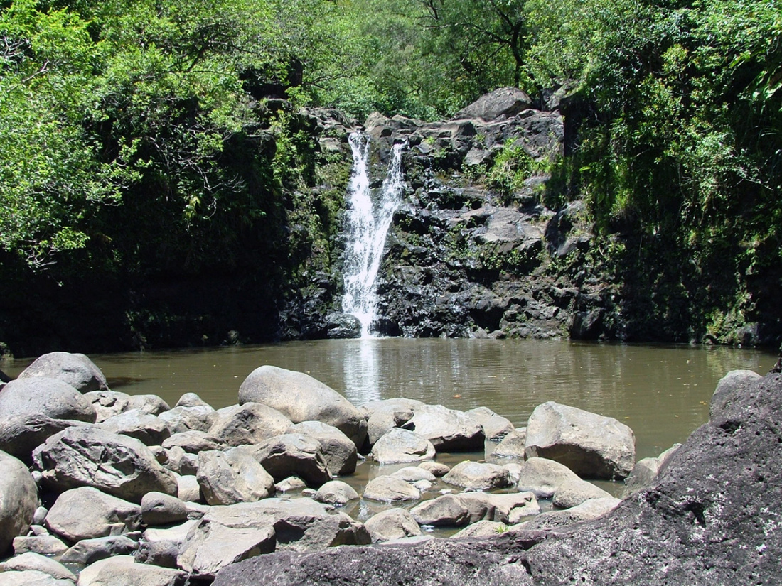 Road to Hana Waterfalls Image
