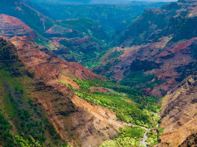 Kokee Waimea State Park Hiking Trails Kauai Hawaii