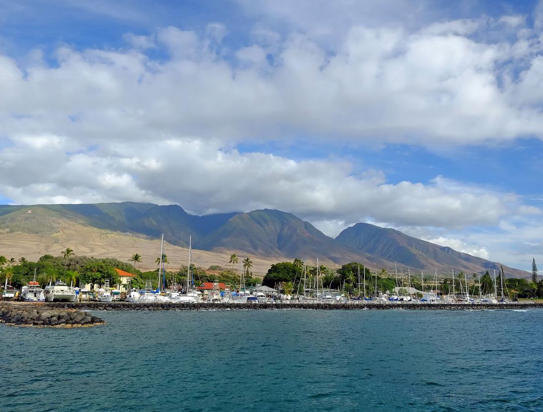 View of Lahaina Harbor