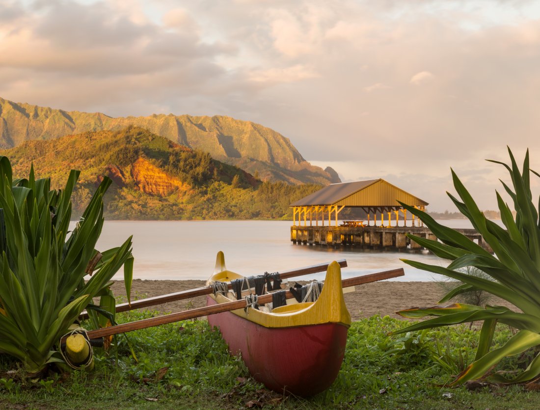 Hanalei Bay and Pier