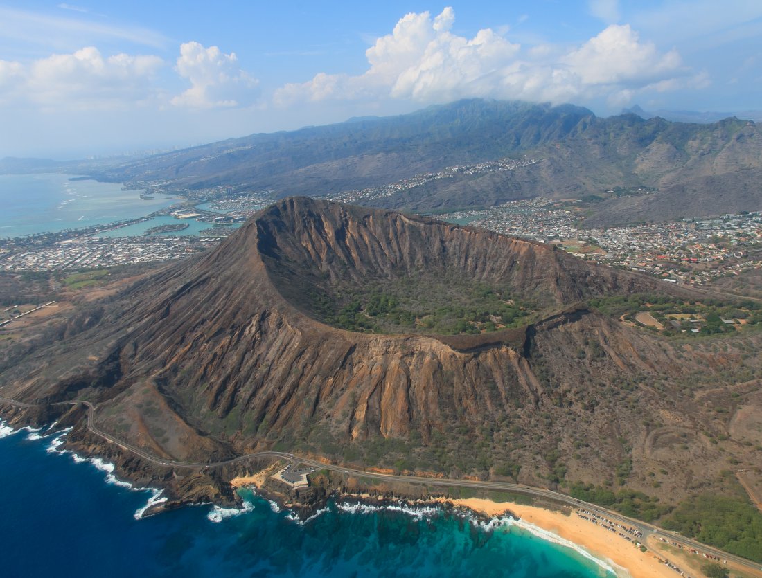 Diamond Head Crater near Waikiki Oahu